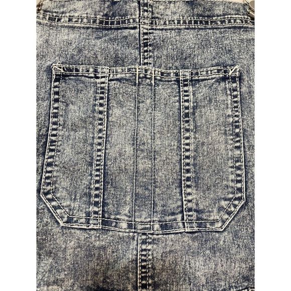 No Boundaries Denim Basic Shortalls Relaxed Fit Stretch Women's Size XXL (19) - Picture 9 of 10